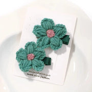 Baby Small Puff Flower Hairs Clip - Essentialshouses