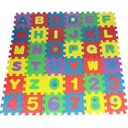 Children Mini Mats Alphanumeric Mat - Essentialshouses