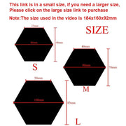 Essentialshouses 🔳3D Mirror Hexagon Wall Stickers – DIY Self-Adhesive Décor