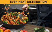 Essentialshouses 3PCS Cast Iron Skillet Set (6/8/10 Inch)  Pre-Seasoned, Heavy-Duty Pans for Oven, Grill & Campfire, Even Heat, Non-Stick Surface