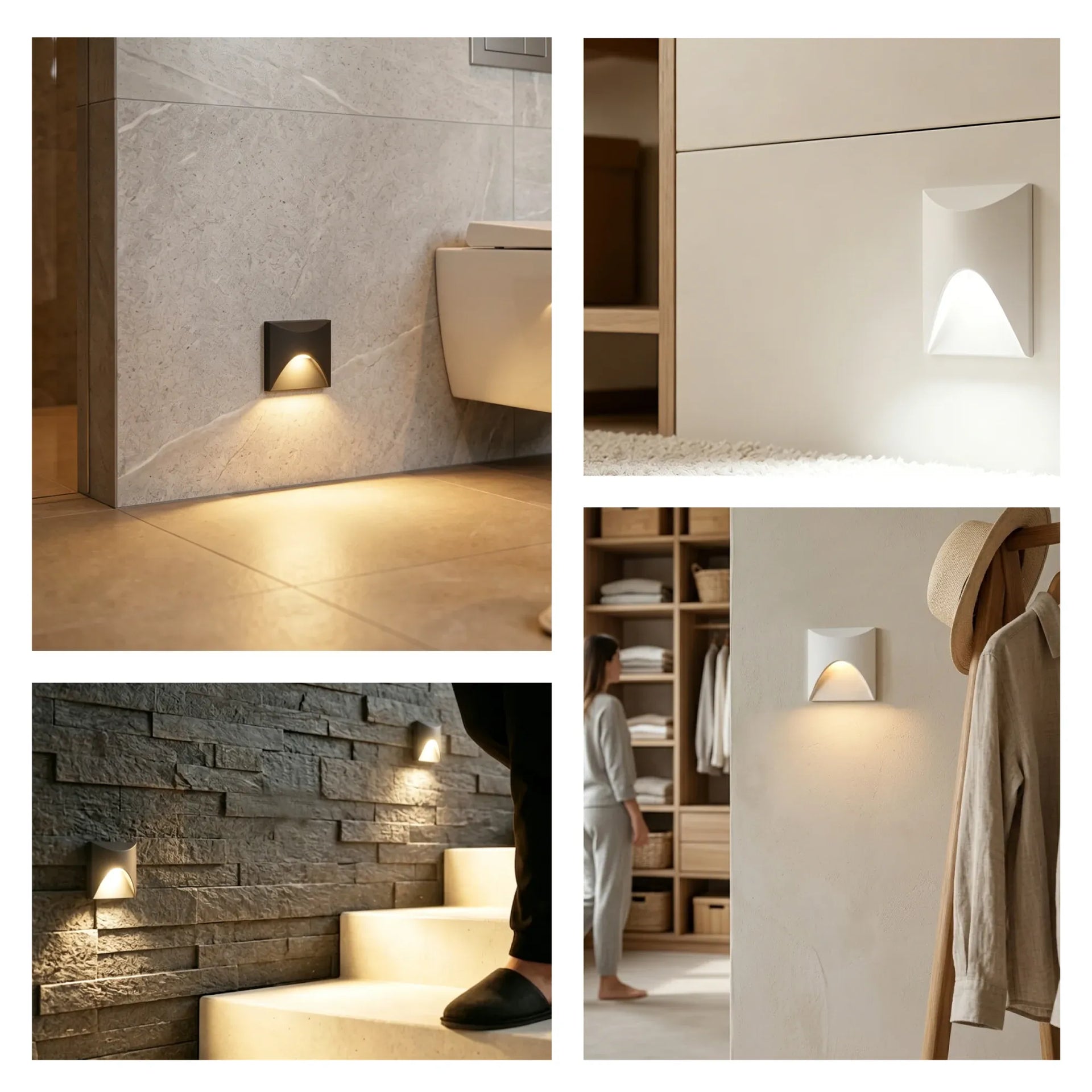 Essentialshouses 3W Stair Light Indoor Wall lamp Step Light Aisle Corridor Night Light AC85-265V Waterproof IP65 Wall Light