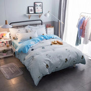 Essentialshouses 4 / 2.0m Home Textile Pink Girl Heart Bedding Set