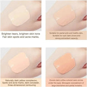 4 Colors Moisturizing Liquid Concealer Oil - Essentialshouses