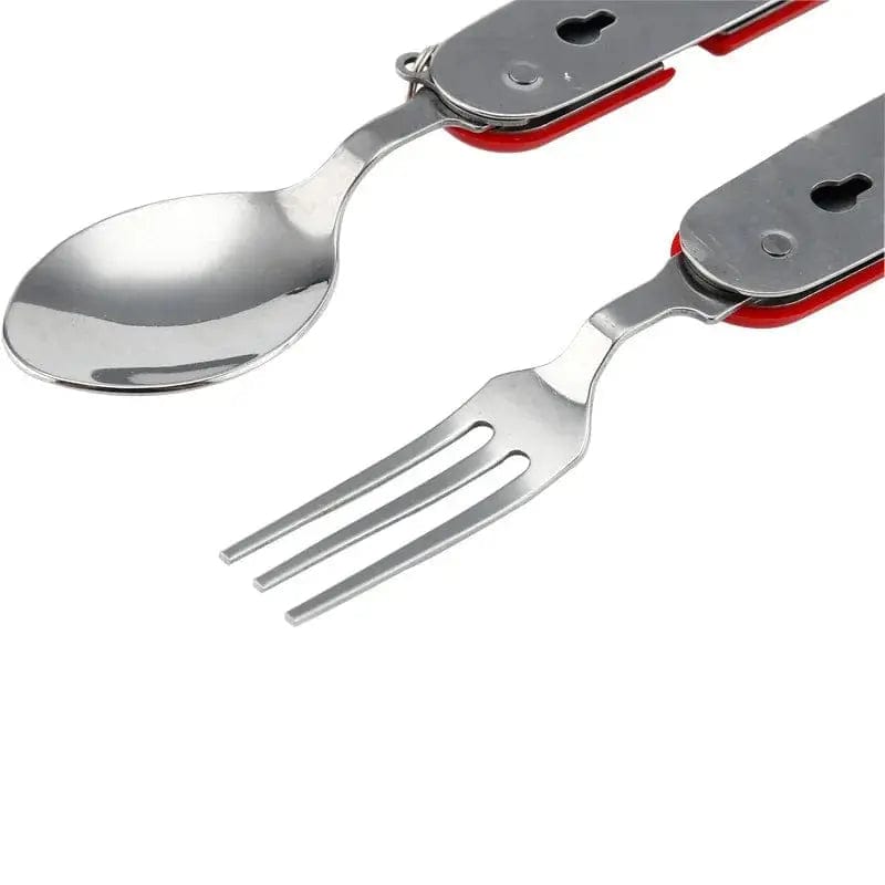 Essentialshouses 4 in 1 Outdoor Spoon Knife Fork