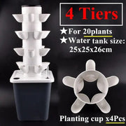Essentialshouses 4-tier Set Garden Balcony Vegetable Planter