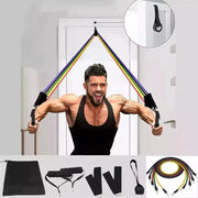 Essentialshouses 42in / 11 11pcs Resistance Bands Set with Handles, Door Anchor & Ankle Straps – Full Body Portable Workout Kit