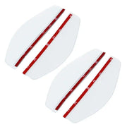 Essentialshouses 4pcs transparent A Carbon Fiber Sun Visor Shade Cover