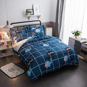 Essentialshouses 5 / 1.5m Home Textile Pink Girl Heart Bedding Set