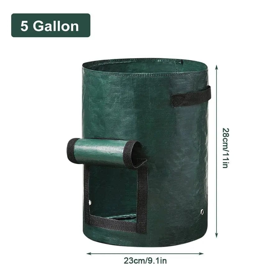 Essentialshouses 5 gallon-23x28cm Garden Gallon Plant Growing Pots