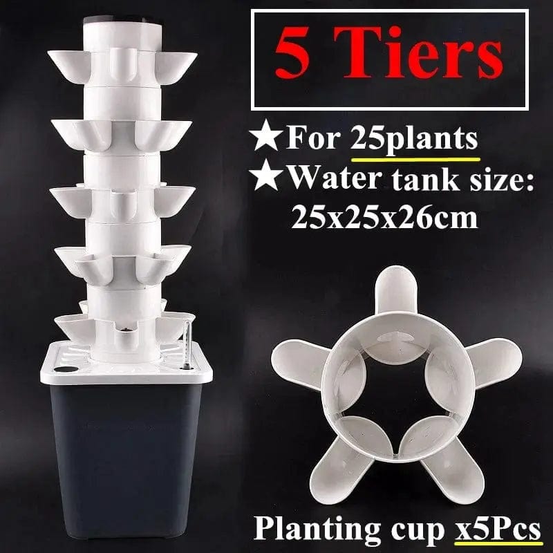 Essentialshouses 5-tier Set Garden Balcony Vegetable Planter