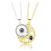 Essentialshouses 6 I Love You Projection Magnetic Couple Necklace
