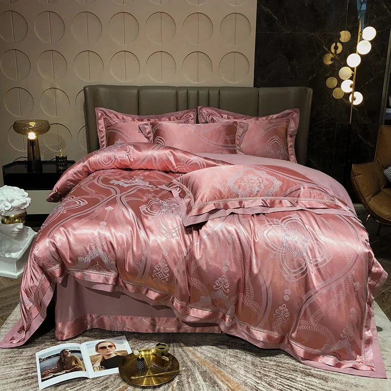 Essentialshouses 6 / King Size 4pcs / CHINA | Fitted Bed Sheet Luxury Smooth Soft Bedding Set