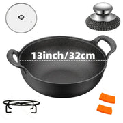 Essentialshouses 6-piece / United States 3PCS Cast Iron Skillet Set (6/8/10 Inch)  Pre-Seasoned, Heavy-Duty Pans for Oven, Grill & Campfire, Even Heat, Non-Stick Surface