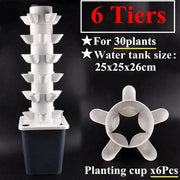 Essentialshouses 6-tier Set Garden Balcony Vegetable Planter