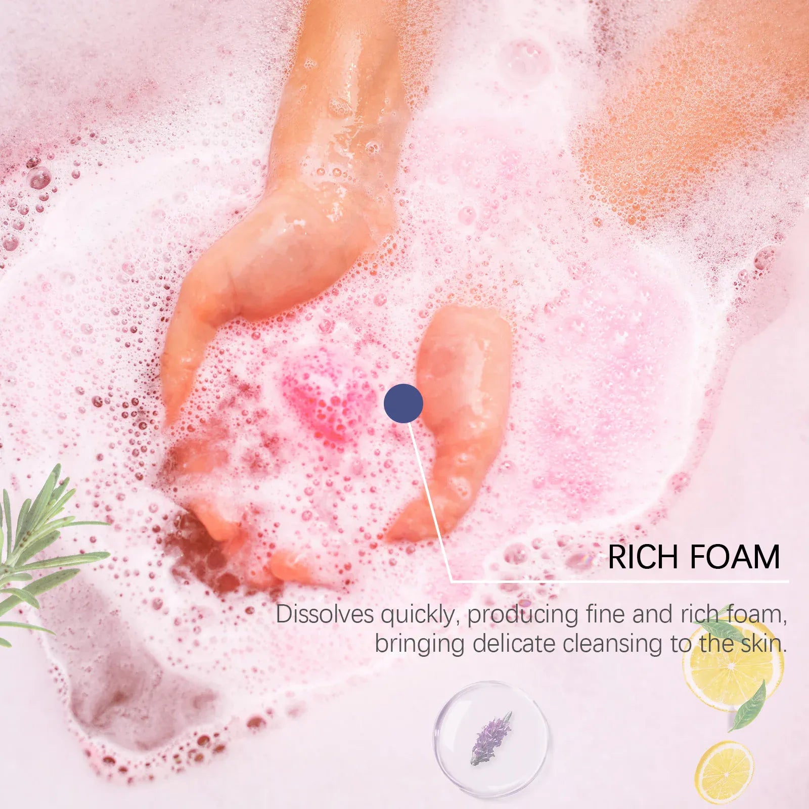 Essentialshouses 6PCS Colorful Bath Balls Gift Set Deep Moisturizing Skin Exfoliating Reduce Dryness Cheerful Scent Relax Spa Bath Flavor Balls
