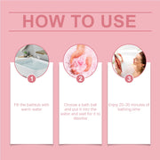 Essentialshouses 6PCS Colorful Bath Balls Gift Set Deep Moisturizing Skin Exfoliating Reduce Dryness Cheerful Scent Relax Spa Bath Flavor Balls
