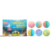 Essentialshouses 6pcs(No toys) 12pcs Bath Bombs Set with Surprise Toys Inside Natural Organic Bubble Bath Fizzies Balls Gift for Holiday Gift Set