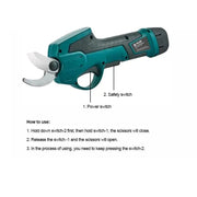 Essentialshouses 7.2V Garden Electric Pruning Scissors