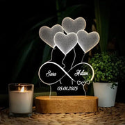 Essentialshouses 7-color Base / Model 5 Custom Photo 3D Photo Lamp