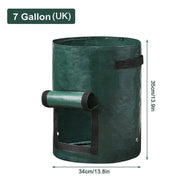Essentialshouses 7 gallon(UK)-34x35cm Garden Gallon Plant Growing Pots