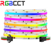 Essentialshouses 720 leds per m / DC12V Black PCB / 2m FCOB RGB IC LED Light Strip WS2811 Addressable 630 720 LEDs Dream Color 12mm 12V 24V Flexible WS2812B FOB COB Led Lights RA90
