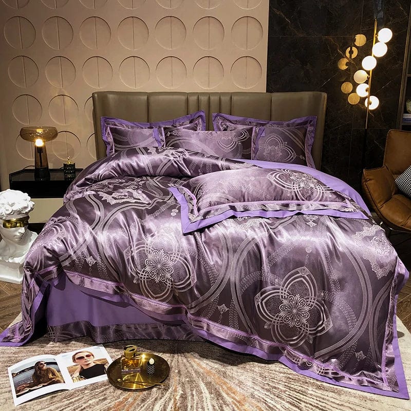 Essentialshouses 8 / King Size 4pcs / CHINA | Fitted Bed Sheet Luxury Smooth Soft Bedding Set
