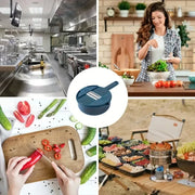 Essentialshouses 9 in 1 Vegetable Cutter Multi-Functional Potatoes Manually Cut Shred Slicer Grater Kitchenware Acceesories Tools