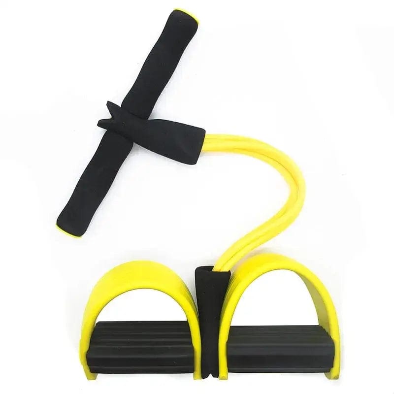 Essentialshouses A-Yellow 4 Resistanc Elastic Pull Ropes Band