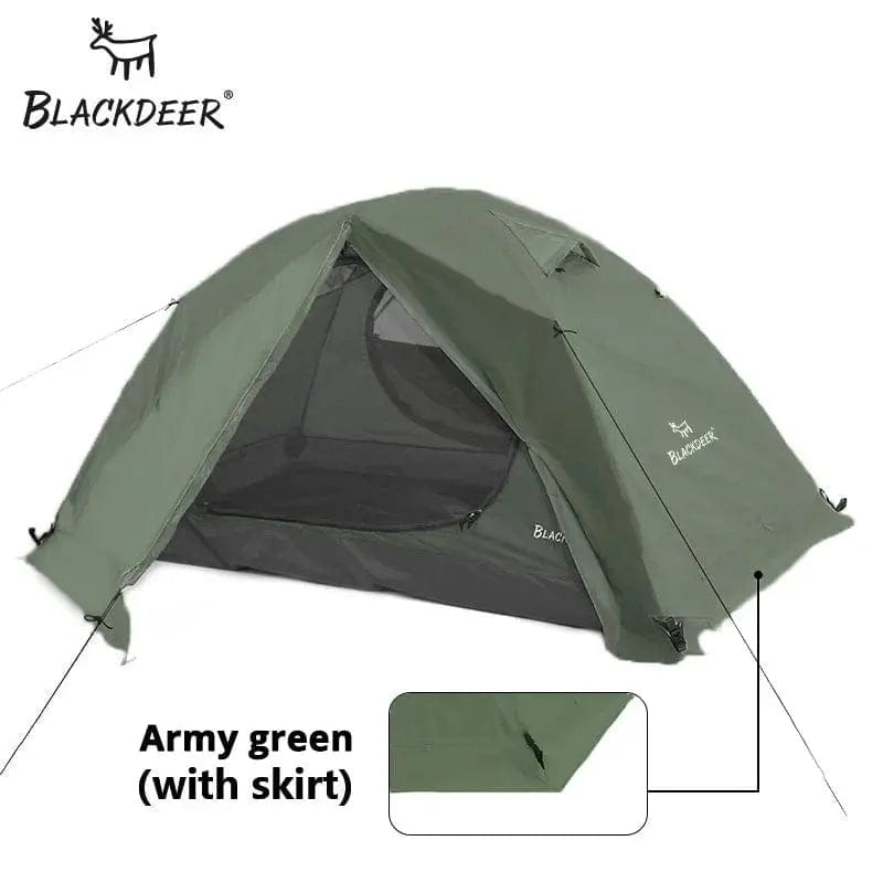 Essentialshouses Army 4 Season 2P Double Layer Waterproof Hiking Tent