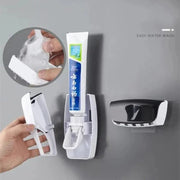 Essentialshouses 🪥 Automatic Toothpaste Dispenser & Toothbrush Holder Set – Streamline Your Morning Routine