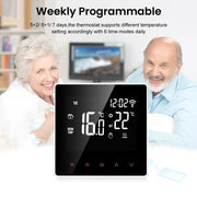 Essentialshouses AVATTO WiFi Smart Thermostat,16A Electric Floor Heating 3A Water/Gas Boiler Temperature Remote Controller For Tuya Google Home
