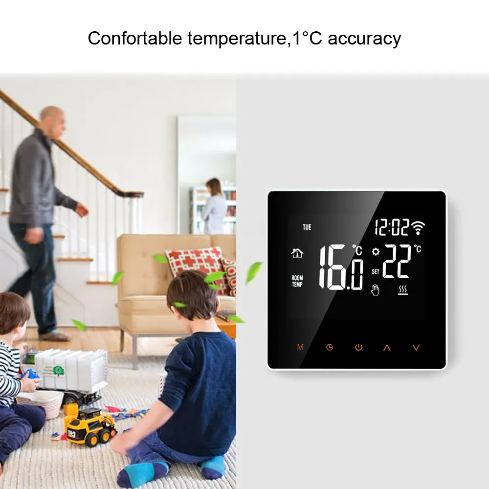 Essentialshouses AVATTO WiFi Smart Thermostat,16A Electric Floor Heating 3A Water/Gas Boiler Temperature Remote Controller For Tuya Google Home