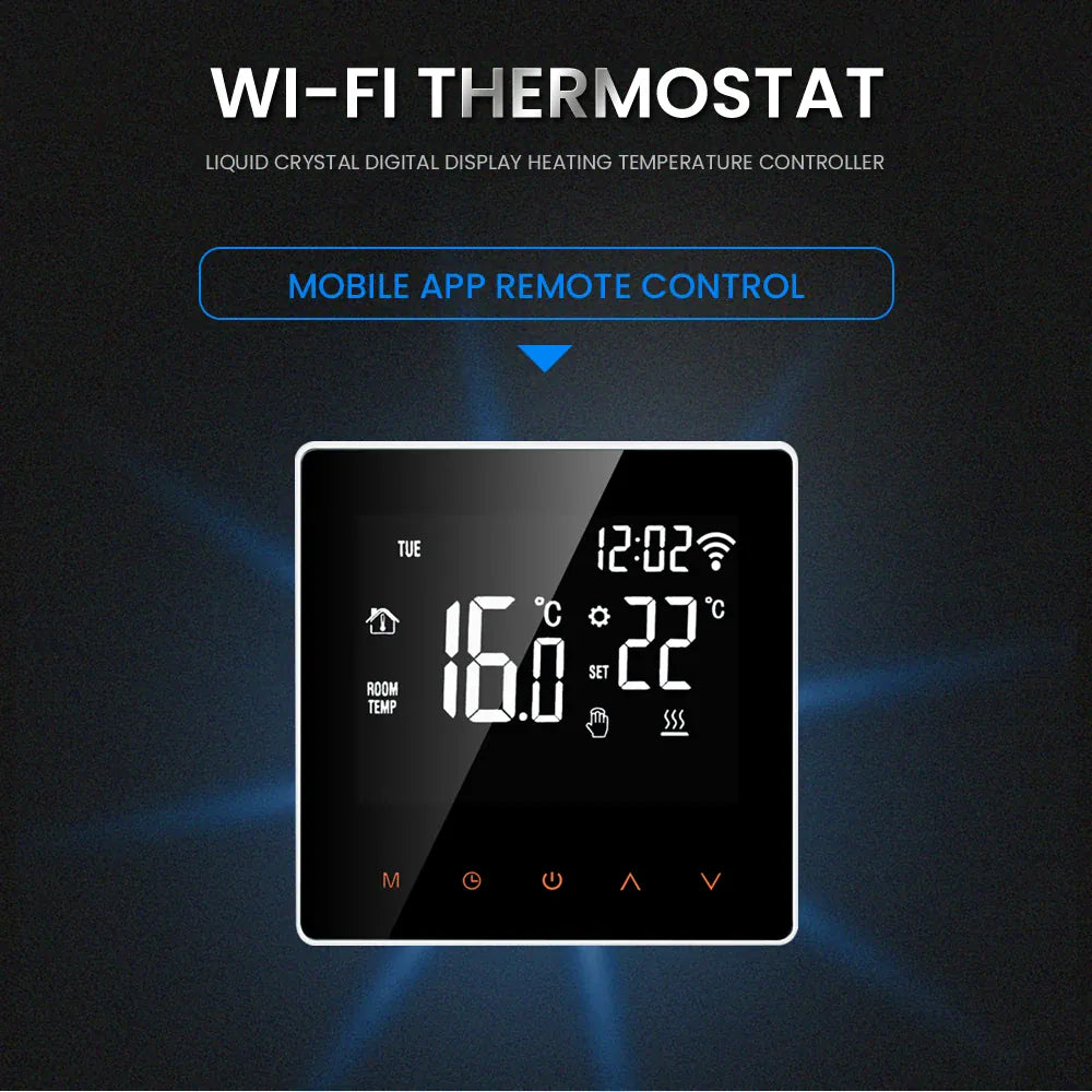 Essentialshouses AVATTO WiFi Smart Thermostat,16A Electric Floor Heating 3A Water/Gas Boiler Temperature Remote Controller For Tuya Google Home