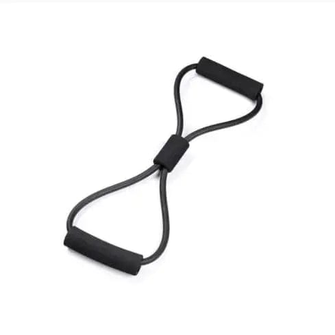 Essentialshouses B-Black 4 Resistanc Elastic Pull Ropes Band