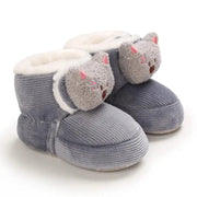 Essentialshouses B253 grey / 7-12 Months Multiple Colors Indoor Warm Shoes