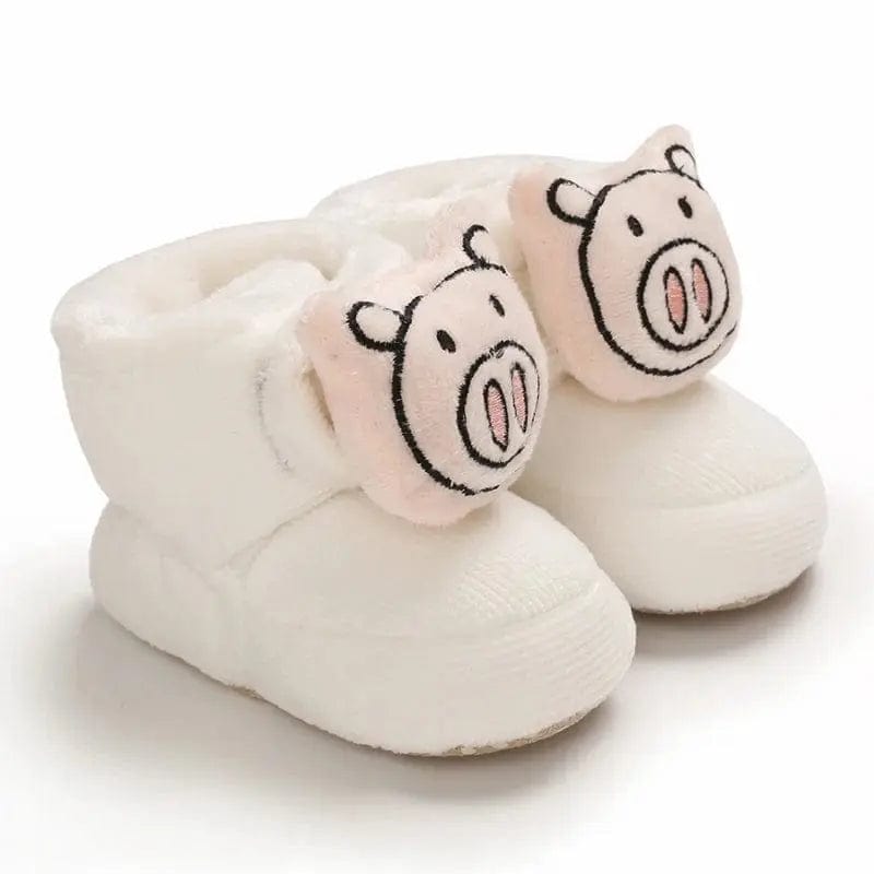 Essentialshouses B253 white / 7-12 Months Multiple Colors Indoor Warm Shoes