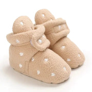 Essentialshouses B258 apricot / 7-12 Months Multiple Colors Indoor Warm Shoes