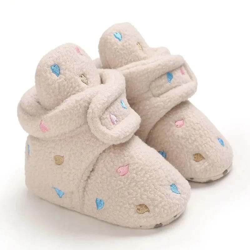 Essentialshouses B258 color grey / 7-12 Months Multiple Colors Indoor Warm Shoes