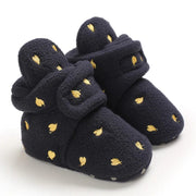 Essentialshouses B258 deep blue / 7-12 Months Multiple Colors Indoor Warm Shoes
