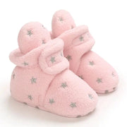 Essentialshouses B258 pink / 7-12 Months Multiple Colors Indoor Warm Shoes
