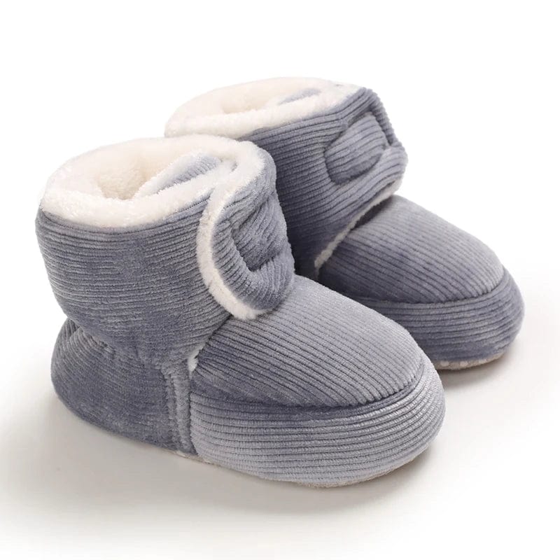 Essentialshouses B263 grey / 7-12 Months Multiple Colors Indoor Warm Shoes