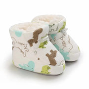 Essentialshouses B315 dinosaur / 7-12 Months Multiple Colors Indoor Warm Shoes
