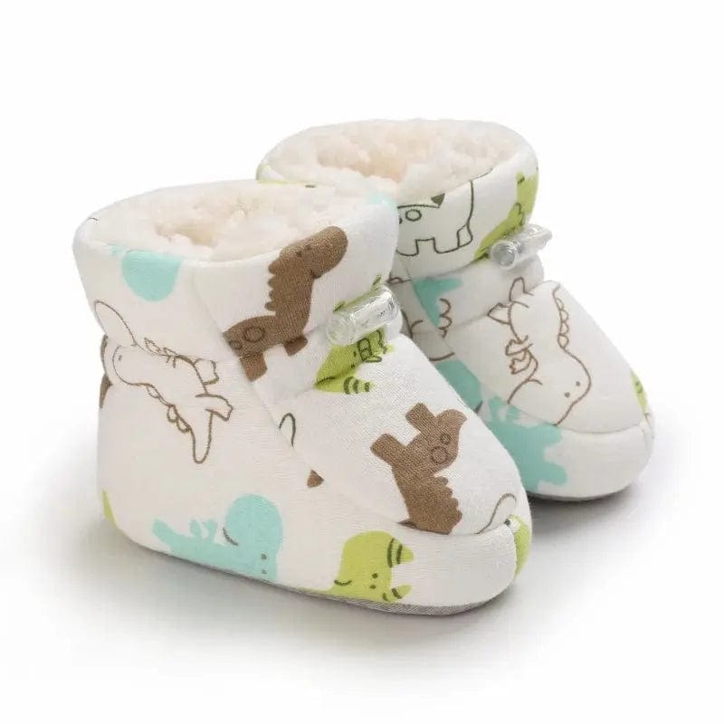 Essentialshouses B315 dinosaur / 7-12 Months Multiple Colors Indoor Warm Shoes