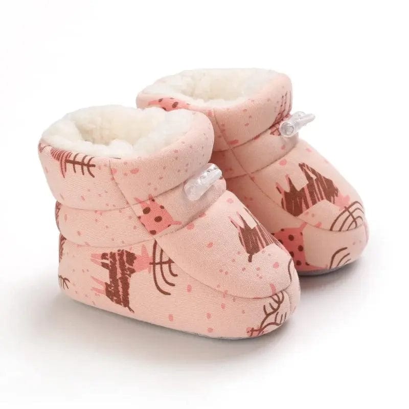 Essentialshouses B315 Elk / 7-12 Months Multiple Colors Indoor Warm Shoes