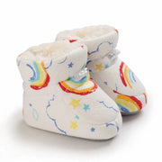 Essentialshouses B315 rainbow / 7-12 Months Multiple Colors Indoor Warm Shoes