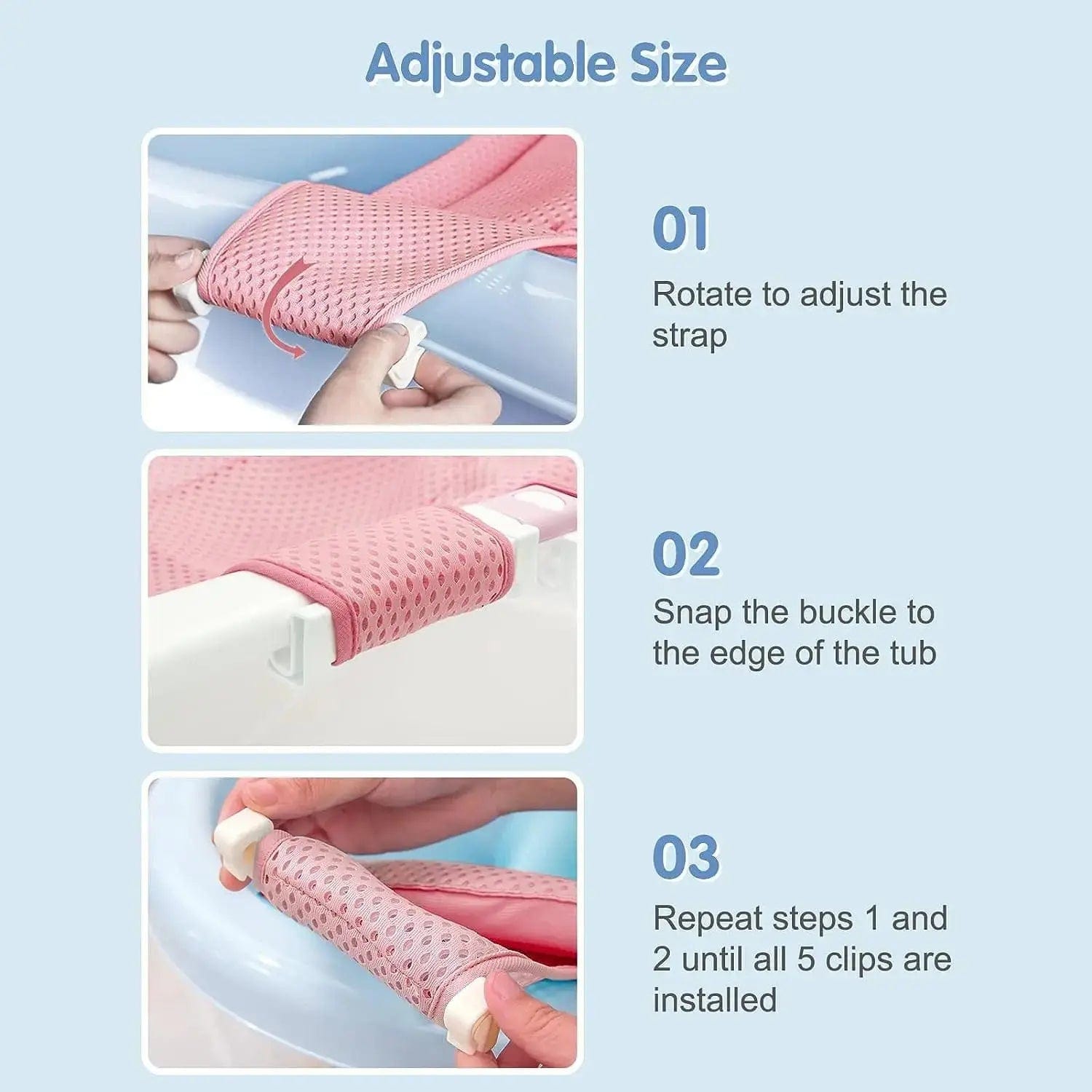 Baby Nonslip Bath Tub Seat - Essentialshouses