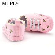 Baby Embroidered Soft Walker Shoes - Essentialshouses