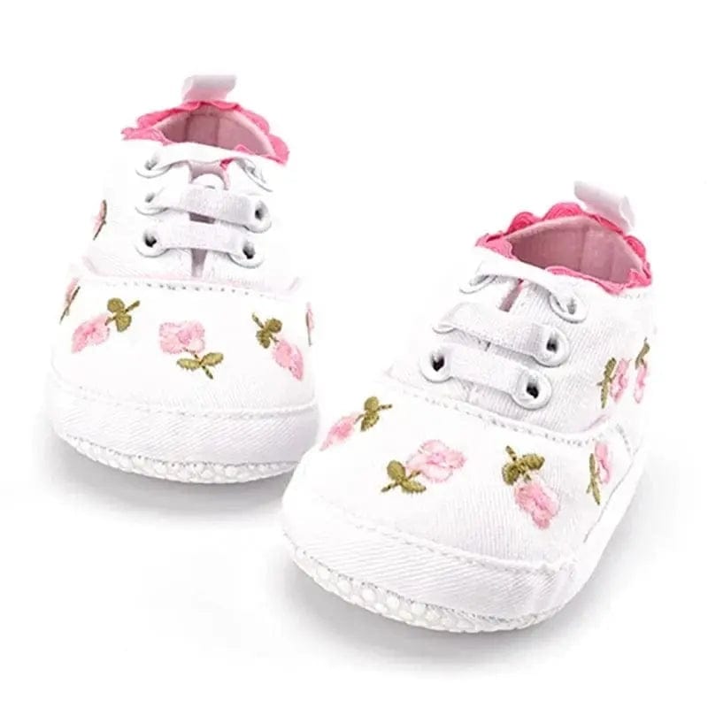 Baby Embroidered Soft Walker Shoes - Essentialshouses
