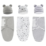 Baby Sleeping Wrap Hat Set - Essentialshouses