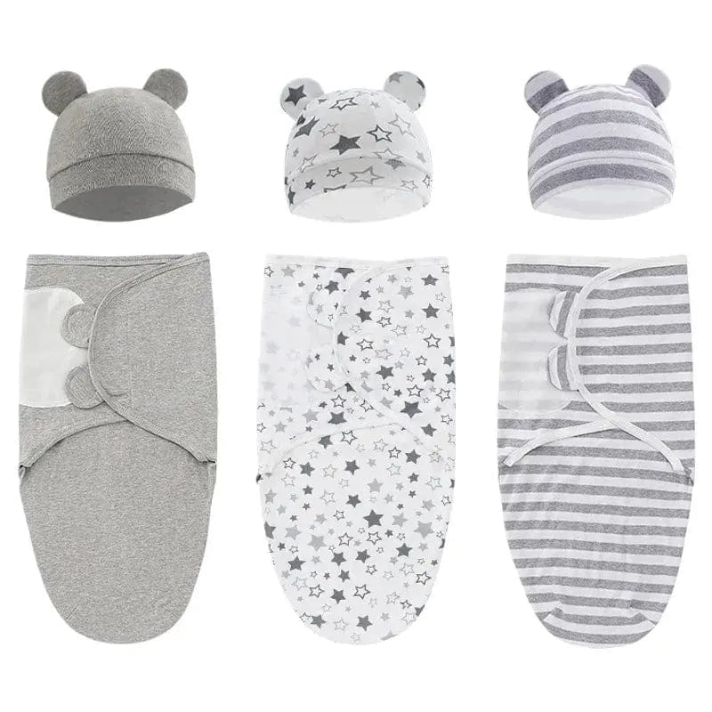 Baby Sleeping Wrap Hat Set - Essentialshouses
